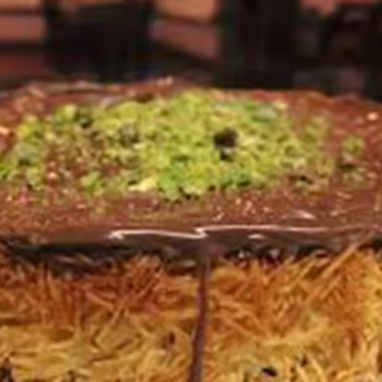 Indulge in Delicious Kunafa Dessert