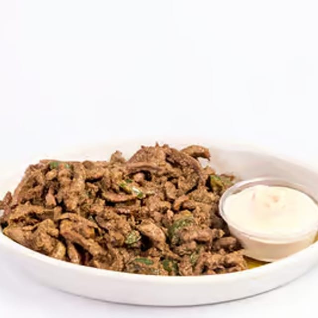 Beef Liver Plate & 2 Sides.