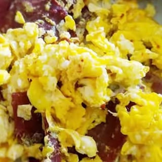 Eggs with Basterma Appetizer 