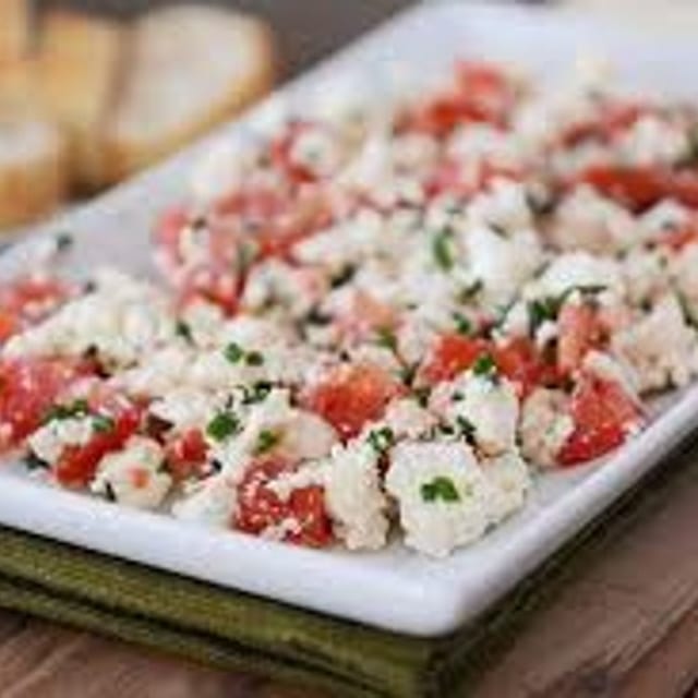 Cheese with Tomato.