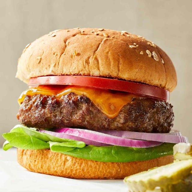Cairo Beef Burger Meal.